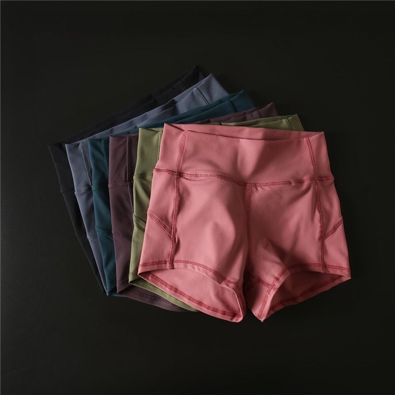 Women's Colorful Fitness Compression Shorts