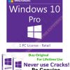 Original Microsoft Windows 10 Genuine Lifetime Activation Key OEM Retail License