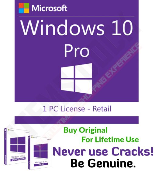 Original Microsoft Windows 10 Genuine Lifetime Activation Key OEM Retail License